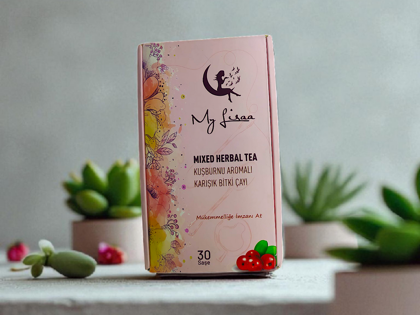 My Lisaa Mixed Herbal Tea Kuşburnu Aromalı Karışık Bitki Çayı